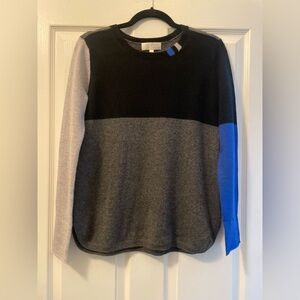 NWT Lisa Todd cashmere Colorblock Sweater size Small
